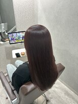 アラン 浦和店(Alan)&nbsp;ブリーチなし！深みのあるボルドーカラー×髪質改善TR  浦和