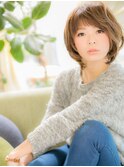*+COVER HAIR+*…眉上バング+ミックスカール♪"抜け感"ガーリーa