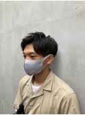 アップバング マッシュ