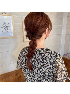 ビケット(biquette) ピンクベージュ×アレンジ