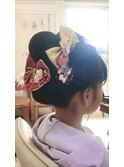 肩ぐらいでもできる！新日本髪