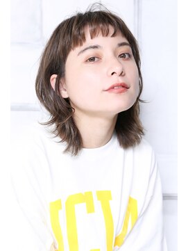 クラッチムク 博多口(CLUTCH muk.) 大人可愛い２０代３０代４０代小顔短め前髪　暗めカラー　ミディ