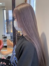 えぃじぇんぬヘア(Hair) high milk tea gray