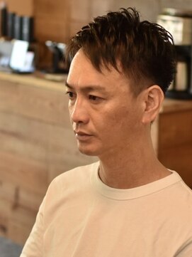 リム メンズヘア(LIM men's hair) アップバングアーバンショート【メンズカット/メンズヘア】