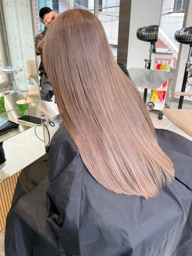 サンクプロジェクト(cinq PROJECT) ダブルカラーインナーカラーミルクティーベージュローライト韓国