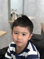 クシュ 所沢西口プロぺ通り(kusyu... )&nbsp;束感波巻きハイライトマッシュパーマウルフネイビーブラック所沢