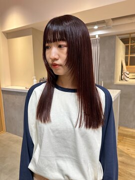 スムーク(smuk) 【smuk/スムーク】ぷつっとロング/ストレート/フェイスレイヤー