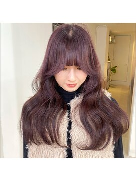 ニコフクオカヘアーメイク(NIKO Fukuoka Hair Make) 【NIKO】冬のこっくりカシスカラー♪ブリーチなしダブルカラー