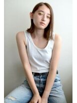 グリーン 渋谷(green) ワンレングス×外ハネミディ