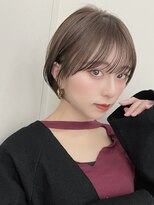 ジルブラン(JIL BLAN)&nbsp;ハイライトバレイヤージュダブルカラーショートカット30代40代