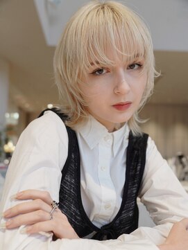 ミンクス渋谷スマートサロン(MINX shibuya smart salon) 美髪 ピンクブラウン 切りっぱなしボブ エアリーロング