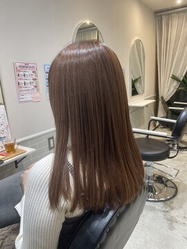 サンクチュアリー ウィズ コネクト(Sanctuary with connect) つやつや春ベージュ×髪質改善カラー