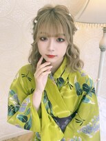 ヘア サロン クラン ソア 心斎橋店(hair salon clan soar)&nbsp;浴衣スタイル【クランソア】ヘアセット/ヘアメ/心斎橋