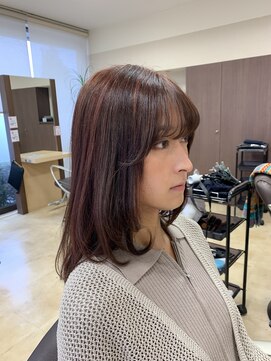 美容室ステラ 東大宮店 Layer Cut × Highlight × Pink Color