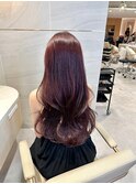 韓国スタイル×ヨシンモリ×ブラウンレッド