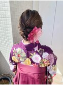 卒業式/シニヨン/ヘアセット