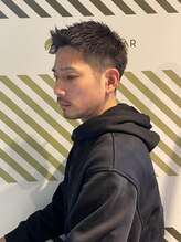 バーバーバー アカバネ(BARBER-BAR AKABANE) ワイルドなアップスタイル ソフトモヒカン/クルーカット#1
