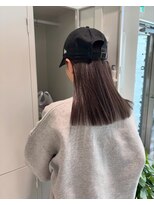 ネウィ 広島(newi)&nbsp;大人かわいいくびれミディラベンダーインナーカラー