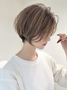 ロンドエニカ 大宮(Lond enika) ミニウルフレイヤーカット顔周りカット前髪カットショート/大宮