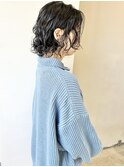 パーマ レイヤー ボブ 