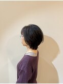 くせ毛ショートボブ