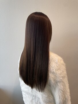 サラ ビューティー サイト 古賀店(SARA Beauty Sight) 【髪質改善ストレート】20代30代/艶髪/オリーブベージュ/