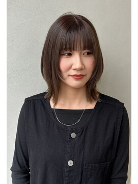 ジーナエス 札幌(Zina S) Olive beige×layer bob