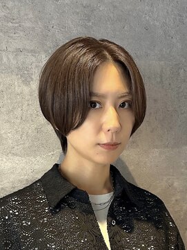 ヘアサロン コレハ(hair salon CoReha) 【グレージュカラー×長めハンサムショート】佐野