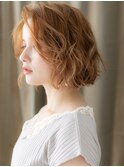 □大人ハイライト抜け感かきあげボブパーマ406志木10代20代30代