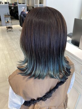 シェノン 赤羽店(CHAINON) ターコイズブルーデザインダブルカラー赤羽埼京線