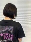 切りっぱなしボブ