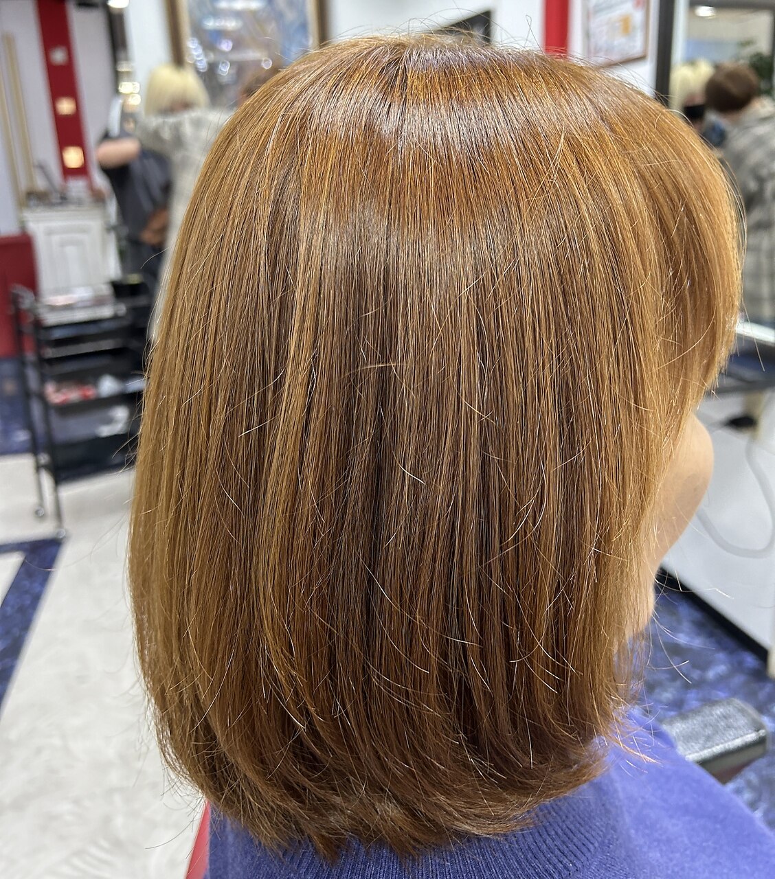 似合わせカット＋グレイカラー（リタッチ）＋marbb