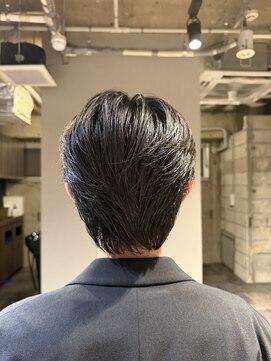 メンズココ 日本橋店(MENS COCO) ニュアンスセンターパート　ダウンパーマ