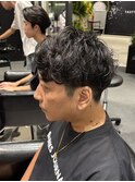 サイドパート緩めツイスパ