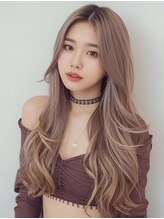 ブリーチ透明感ダブルカラーやインナーカラー/韓国カラーが得意★学割U24♪韓国ヘアーダブルカラーHarajuku