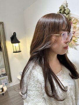 パース 横浜(PERS) レイヤー　ロング　ベージュ