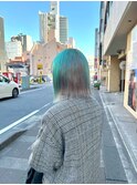 千葉駅/オリーブグレー/小顔/ココアベージュ