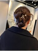 ヘアアレンジ/ヘアセット/リボンアレンジ/パーティアレンジ