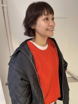 エッセンス(THE ESSENCE)&nbsp;bob perm切りっぱなしボブエアリーロング美髪ピンクブラウン