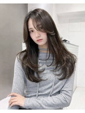 サンドイエナ 横浜店(sand yena) くびレイヤーボブルフネビージュ小顔ワンレンこなれミディ