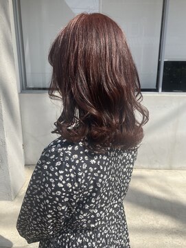 ショートヘア ハーフアンドハーフ(HALF AND HALF) ミディアムスタイル