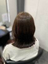 エクファ ヘア シェリル 草津 南草津店(ex-fa hair cherir) イメチェン/ピンクベージュ/アンブレラカラー/前髪/南草津