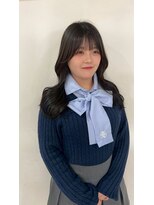 ドクターズサロン レラパール&nbsp;黒髪ミディアム/顔周りレイヤー/前髪カット/ダークアッシュ/韓国