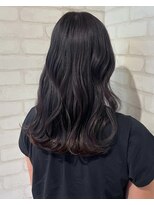 ルノン フィージュ(LUNON fieju) 黒髪クラゲヘアーオリーブグレー小顔ココアベージュ