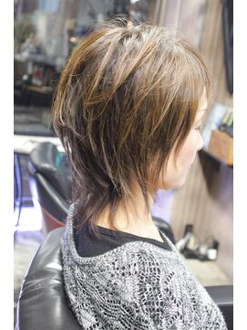 オーバーキャプテンネイキッド(OVER CAPTAIN NAKED) ミセスの方が挑戦したい＊骨格補正ソフトウルフヘアスタイル