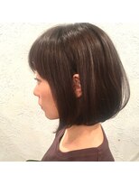 ヘアー アトリエ トゥルー(hair atelier true) ☆梅原サロンワークまとまり重視シンプルボブ☆