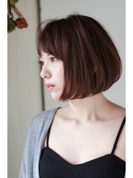 イロドリ ヘアーデザイン(IRODORI hair design) IRODORI　大人　かわいい　小顔　ボブ　［西尾一寛］