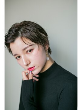 カッファ 東銀座(CUFFA) 【CUFFA】アッシュ無造作ハイライトラズベリー東銀座築地新富町