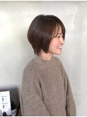 ナチュラルショートボブ