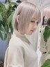 外国人風ダブルカラー（ケアブリーチ）＋Aujuaクイックケア￥28000